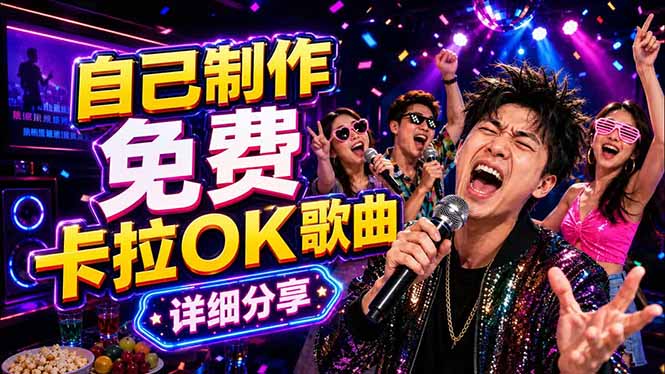 免费卡拉OK歌曲制作全攻略：音轨分离字幕制作，零基础快速做出专业K歌视频|网创挖金社