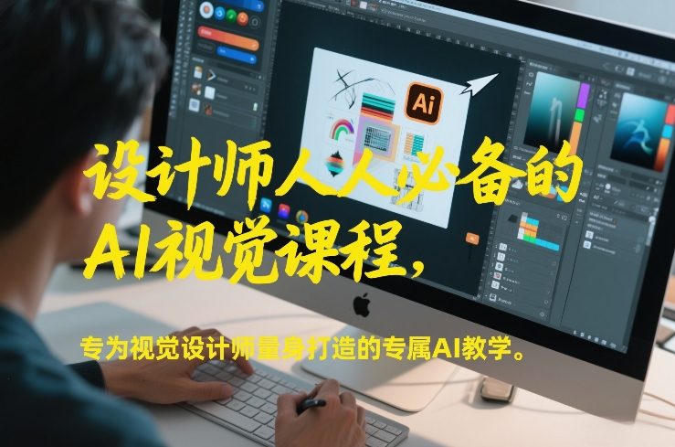 设计师人人必备的AI视觉课程，专为视觉设计师量身打造的专属AI教学|网创挖金社