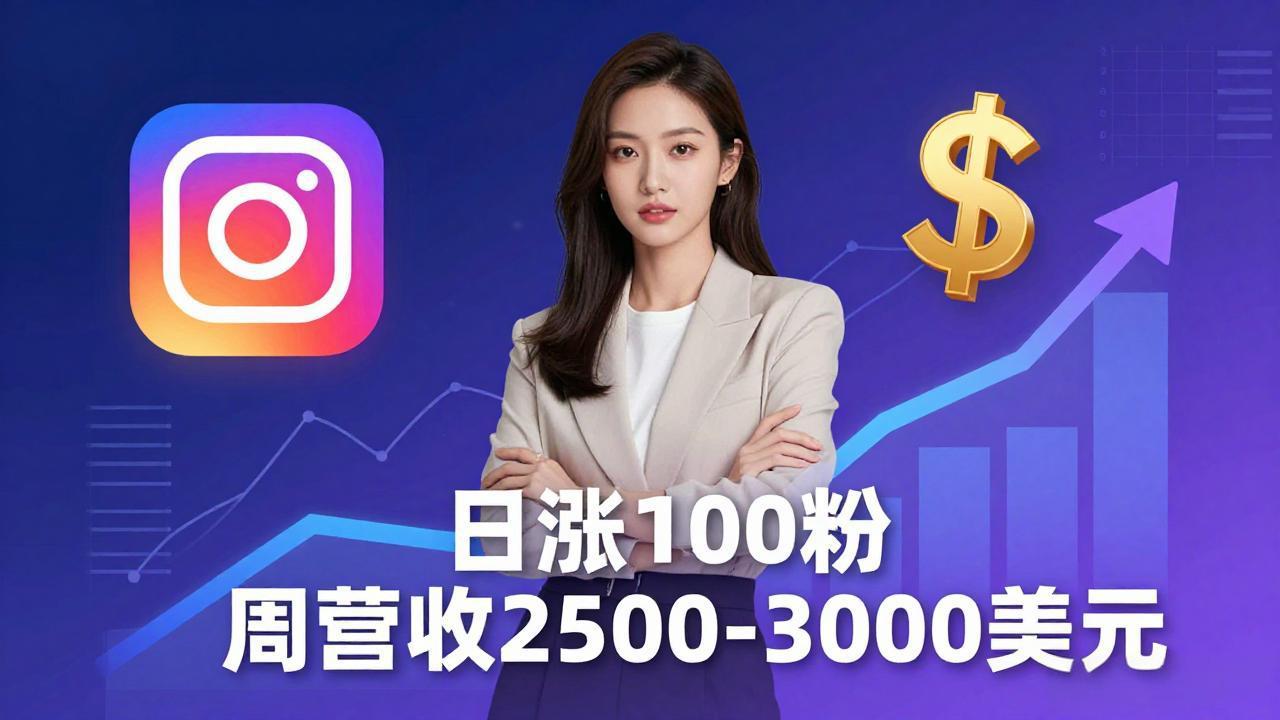 想做数字产品？Sheri亲授：日涨100粉、每周2500至3000美元的营收，Instagram躺着赚|网创挖金社