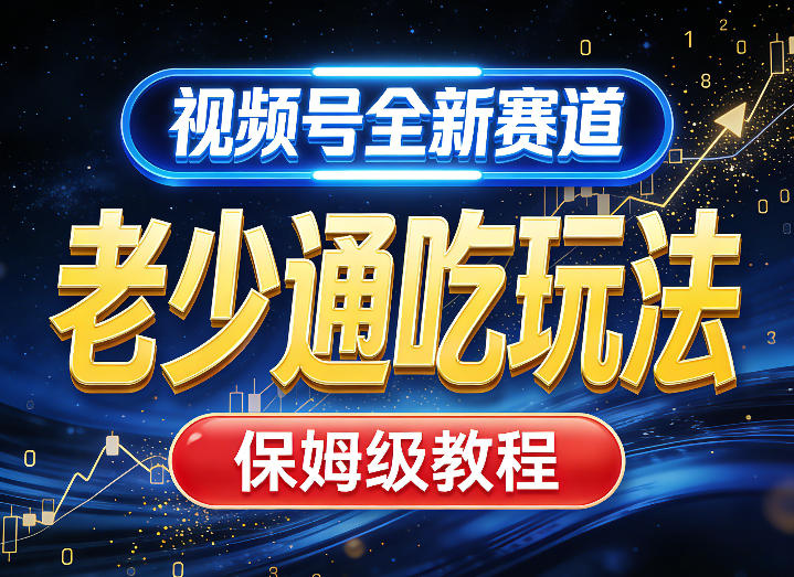 视频号全新AI赛道，老少通吃玩法，保姆级教程|网创挖金社