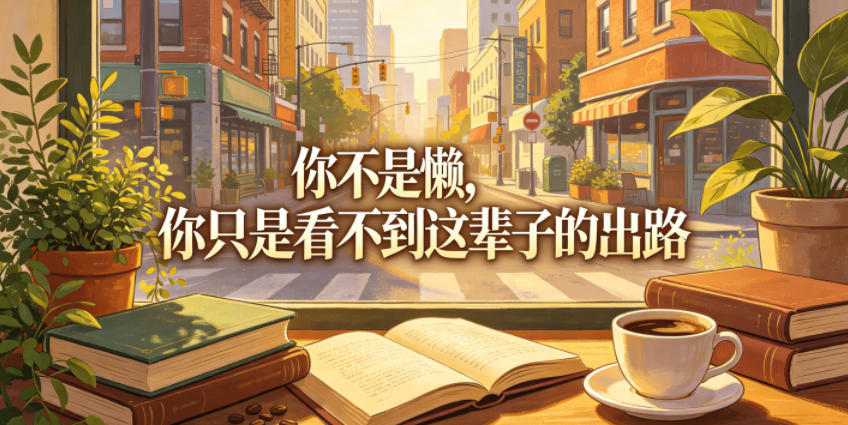付费文章：你不是懒，你只是看不到这辈子的出路|网创挖金社