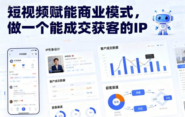 短视频赋能商业模式,做一个能成交获客的IP(更新)|网创挖金社