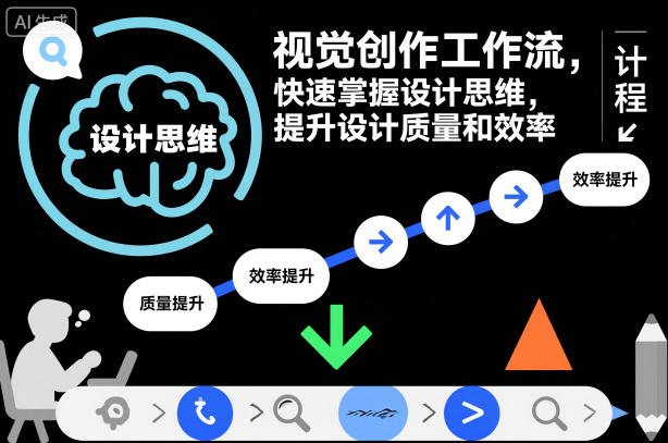 视觉创作工作流,快速掌握设计思维,提升设计质量和效率|网创挖金社