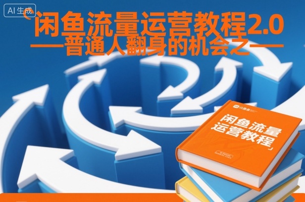 闲鱼流量运营教程2.0——普通人翻身的机会之一|网创挖金社