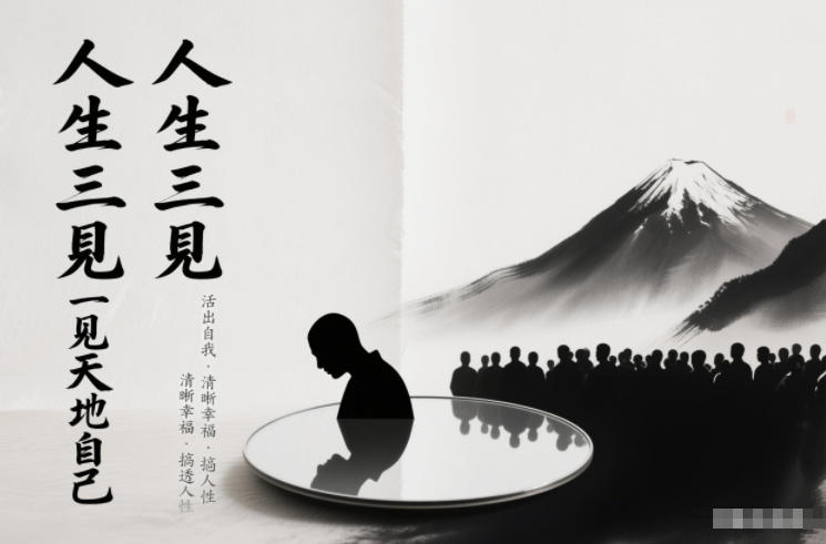 人生三见一见天地见众生见自己，活出自我拥有清晰幸福人生，搞透人性|网创挖金社