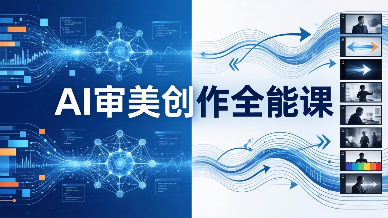 AI审美创作全能课：MJ+Seedance+模型训练+影视分镜+编剧，一站式掌握AI艺术创作|网创挖金社