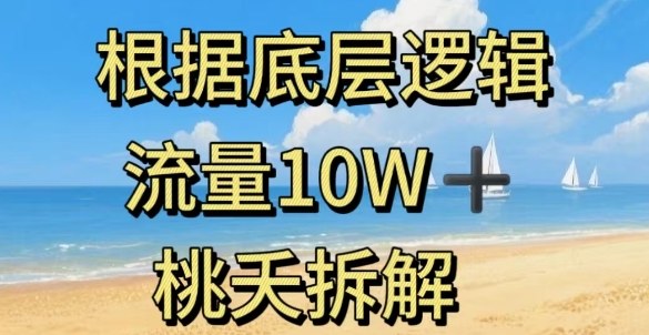 据底层逻辑，流量10W+，以安全知识科普为例|网创挖金社