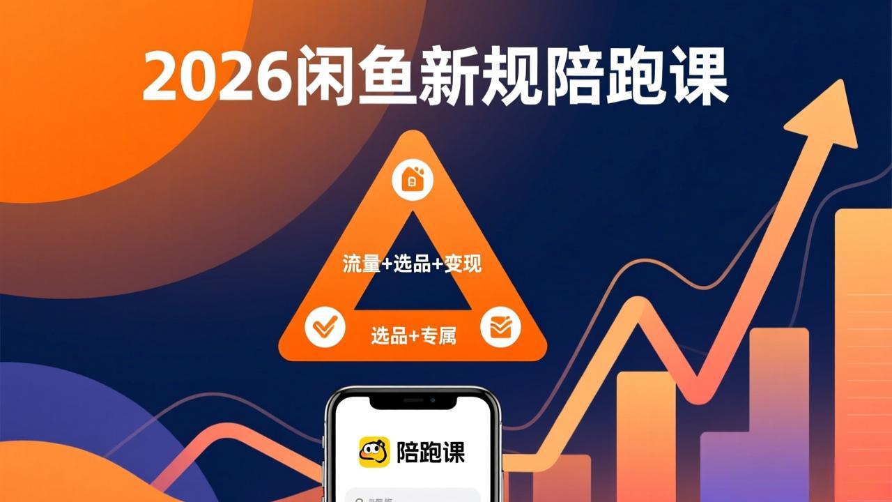 2026闲鱼高阶陪跑课全新上线，带你吃透新规玩转选品流量，从零搭建稳定变现盈利体系|网创挖金社