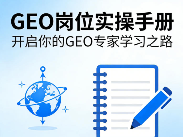 GEO岗位实操手册,开启你的GE0专家学习之路|网创挖金社