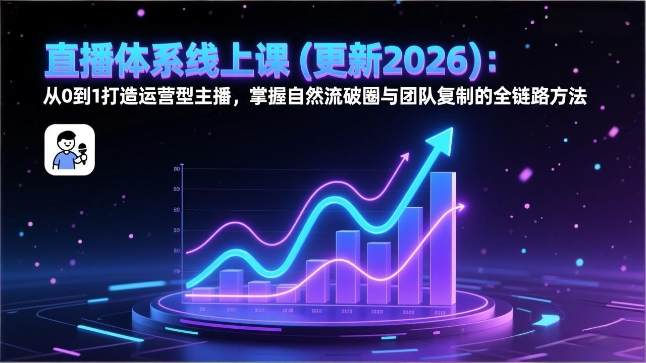 直播体系线上课(更新2026|网创挖金社