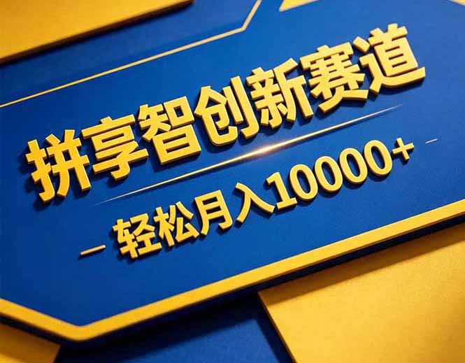拼多多享智创新赛道，卖一切可以通过网盘链接交付的虚拟商品，轻松月入10000＋|网创挖金社