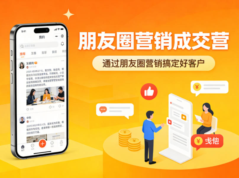 朋友圈营销成交营，通过朋友圈营销来搞定好客户|网创挖金社