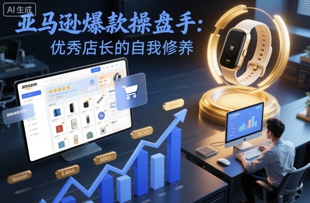 亚马逊爆款操盘手：优秀店长的自我修养|网创挖金社