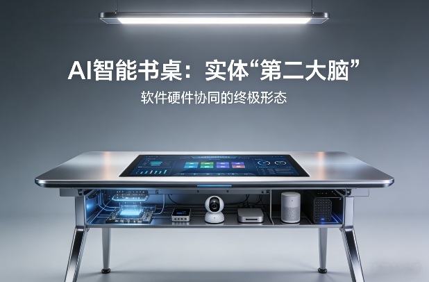 AI智能书桌搭建,构建你的实体“第二大脑”,软件硬件协同的终极形态|网创挖金社