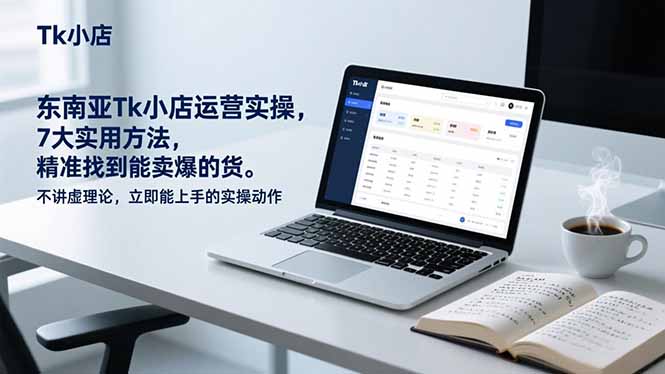 东南亚Tk小店运营实操，7大实用方法，精准找到能卖爆的货。不讲虚理论，立即能上手的实操动作|网创挖金社
