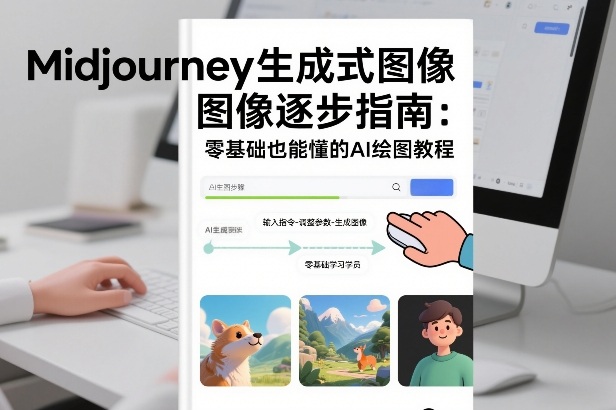 Midjourney生成式图像逐步指南：零基础也能懂的AI绘图教程|网创挖金社