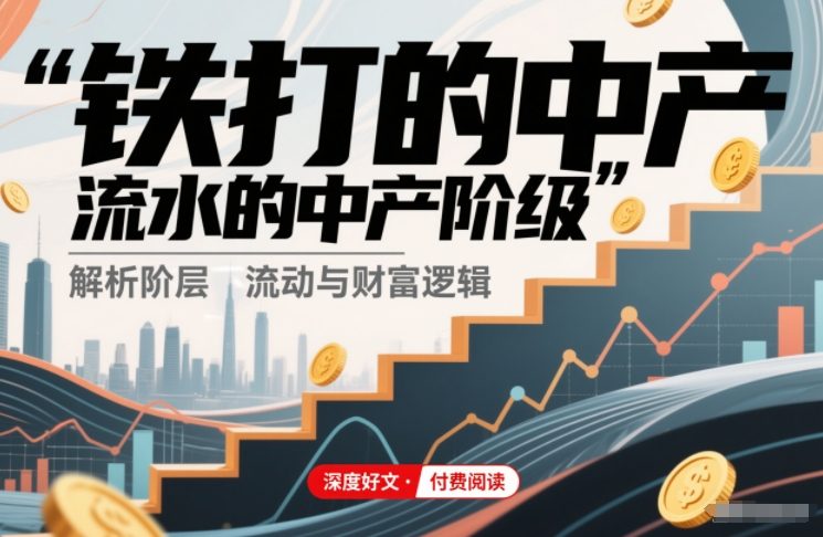 付费文章：铁打的中产，流水的中产阶级|网创挖金社