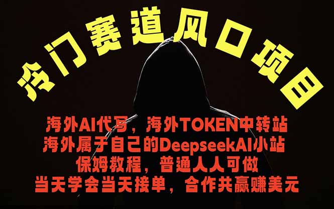 冷门赛道风口项目 海外AI代写！0成本运作完全免费！当天注册当天接单，接单接到手抽筋，无脑…|网创挖金社