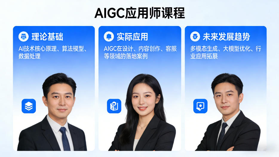 AIGC应用师课程，覆盖了AI技术的理论基础、实际应用、以及未来发展趋势(更新)|网创挖金社