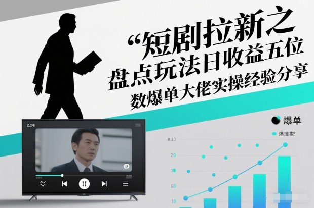 短剧拉新之盘点玩法日收益五位数爆单大佬实操经验分享|网创挖金社