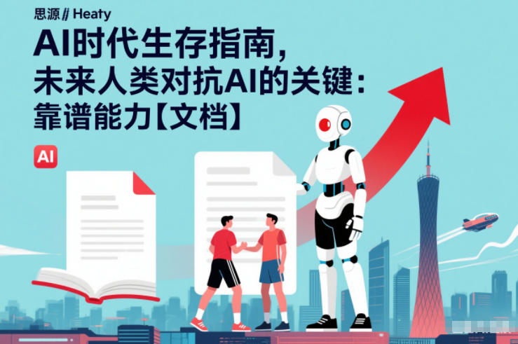 AI时代生存指南，未来人类对抗AI的关键：靠谱能力【文档】|网创挖金社