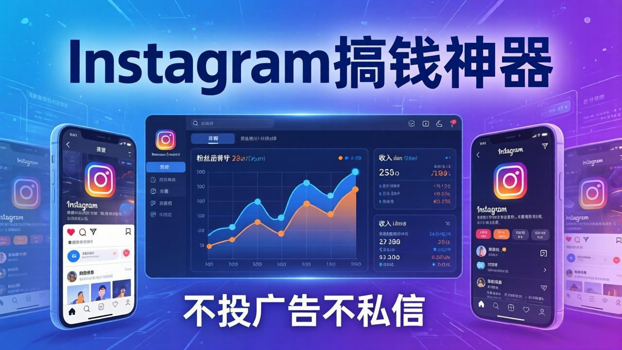 Instagram搞钱神器：月涨6万粉+月入5万刀，不投广告不私信，靠算法+低价产品|网创挖金社