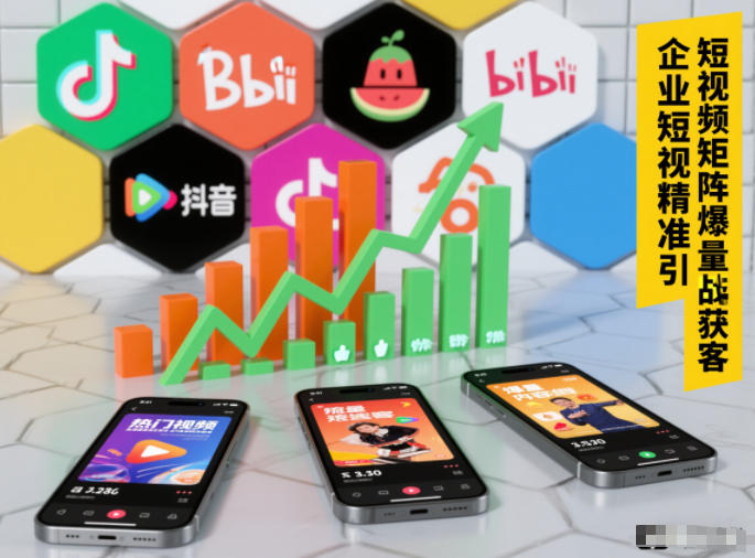 企业短视频精准引流矩阵获客，短视频矩阵爆量战法|网创挖金社