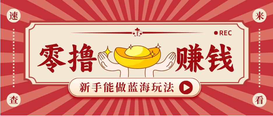 新手也能变现的蓝海玩法，一个人人能做的项目，需求量极大日入300+！|网创挖金社