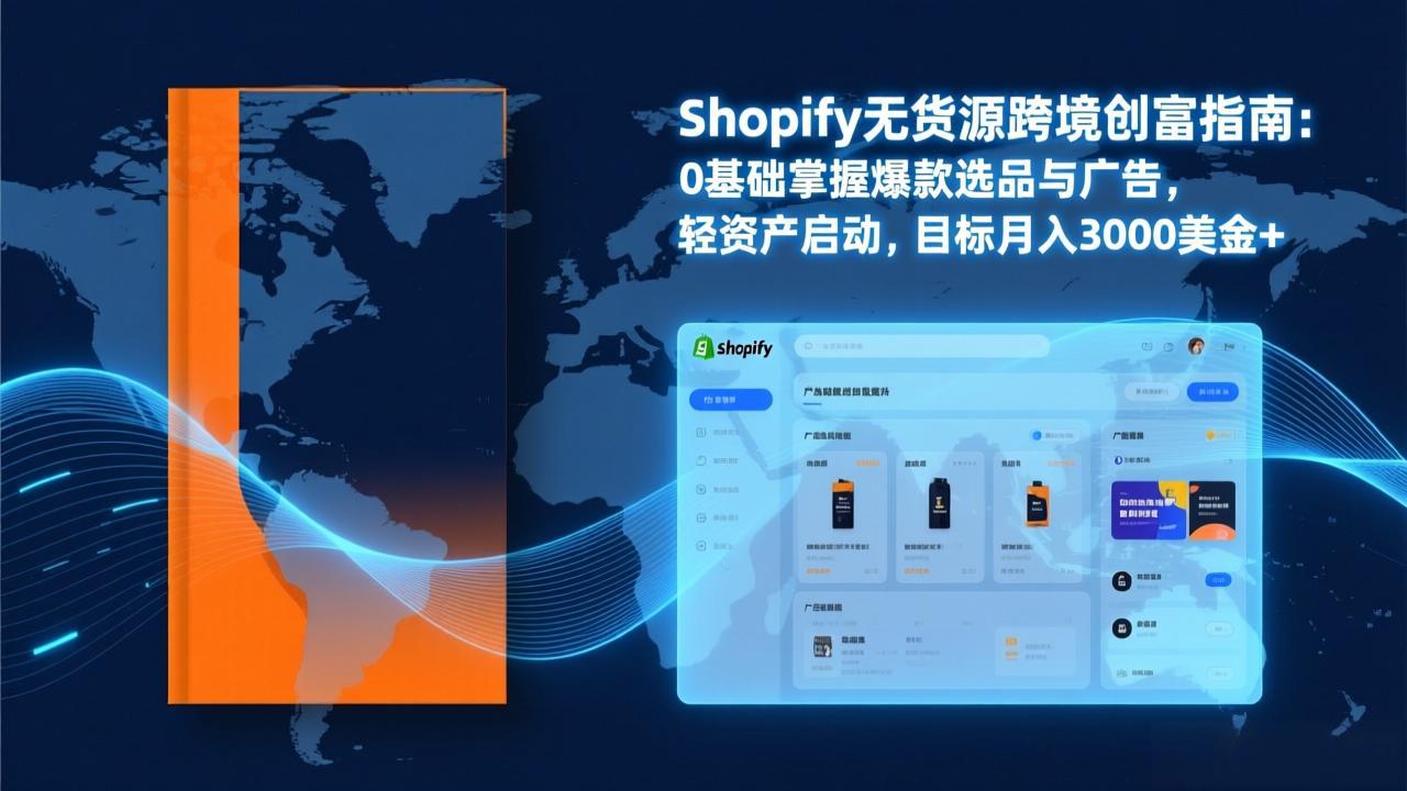 Shopify爆款打法实战：从选品到广告投放，复制爆款模型，驱动独立站月销售额破万刀|网创挖金社