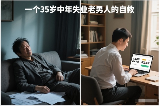 付费文章:一个35岁中年失业老男人的自救