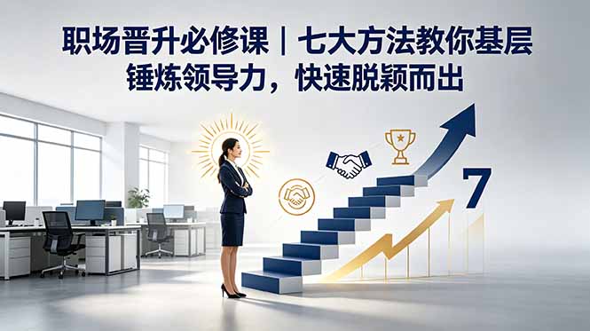 付费文章：职场晋升必修课｜七大方法教你基层锤炼领导力，快速脱颖而出|网创挖金社