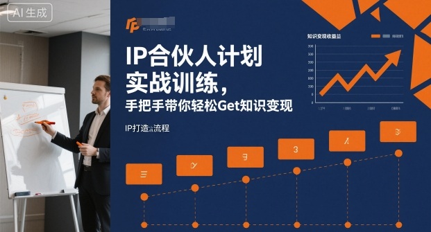 IP合伙人计划实战训练，手把手带你轻松Get知识变现|网创挖金社