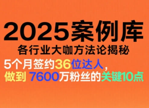 波波来了案例库，收录各行业大咖的方法论，各行业大咖方法论揭秘(更新2026年3月)|网创挖金社