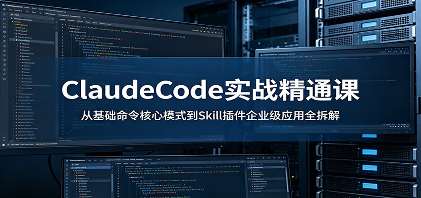 ClaudeCode实战精通课：从基础命令核心模式到Skill插件企业级应用全拆解|网创挖金社