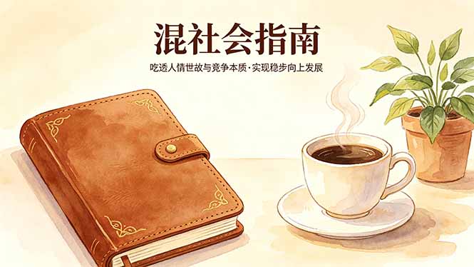 付费文章:混社会指南,吃透人情世故与竞争本质,实现稳步向上发展|网创挖金社