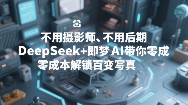 不用摄影师、不用后期，DeepSeek+即梦AI带你零成本解锁百变写真！|网创挖金社