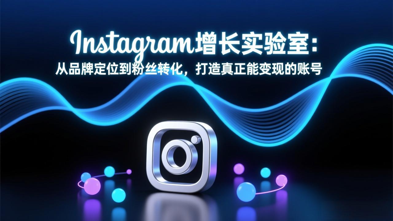 Instagram增长实验室:从品牌定位到粉丝转化,打造真正能变现的账号|网创挖金社
