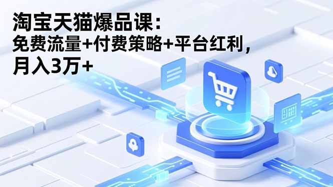 淘宝天猫爆品课(录音+资料|网创挖金社