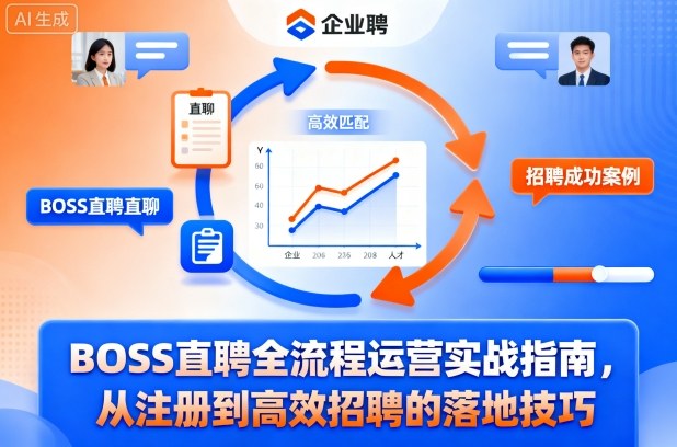 BOSS直聘全流程运营实战指南,从注册到高效招聘的落地技巧|网创挖金社