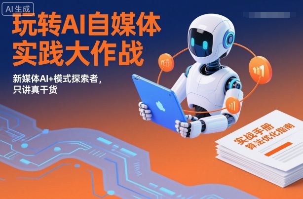 玩转AI自媒体实践大作战，新媒体AI+模式探索者，只讲真干货|网创挖金社