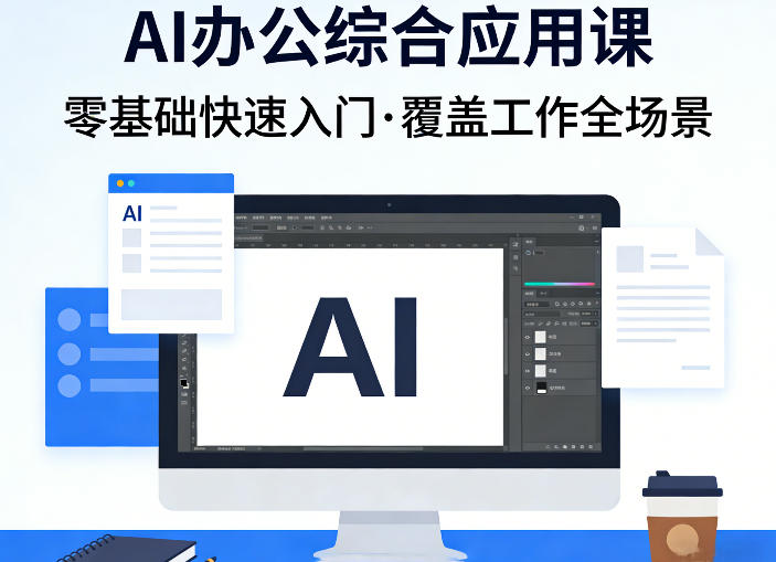 AI办公综合应用课，零基础快速入门，覆盖了工作中各种应用场景|网创挖金社