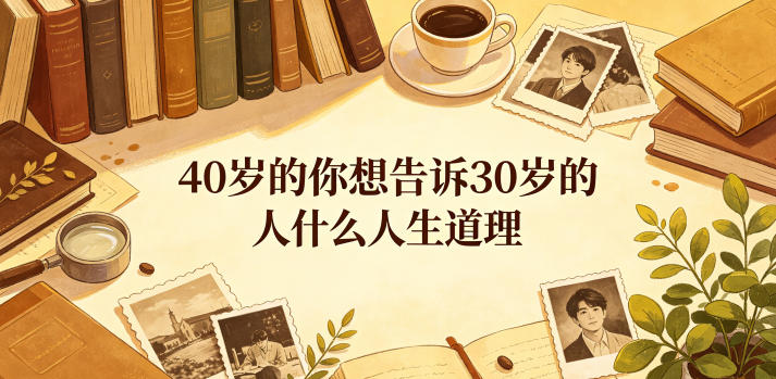 公众号付费文章:40岁的你想告诉30岁的人什么人生道理?|网创挖金社