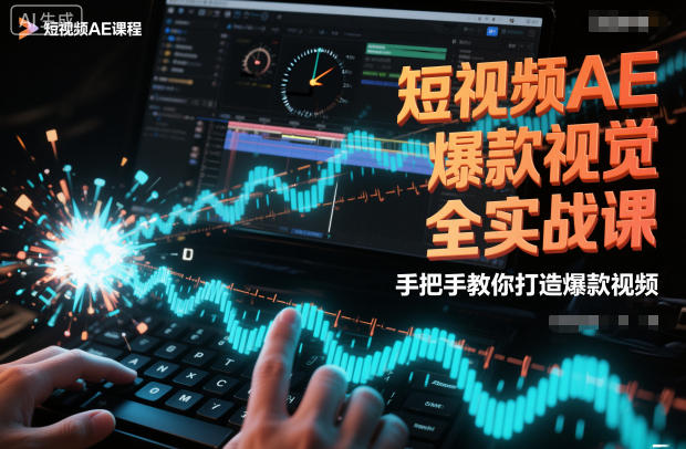短视频AE爆款视觉全实战课，手把手教你打造爆款视频|网创挖金社