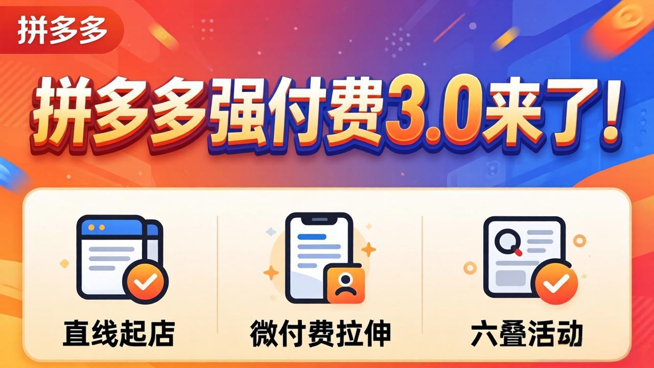 拼多多强付费3.0来了(更新4月|网创挖金社