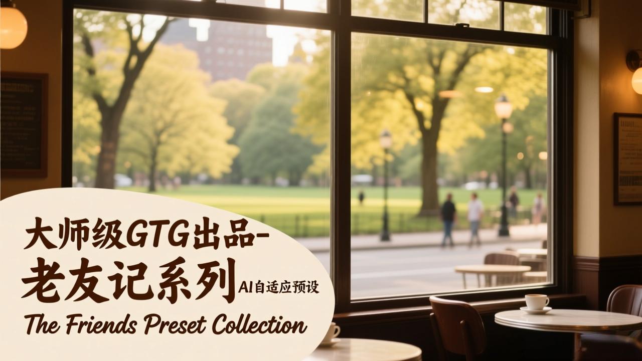 大师级GTG出品-老友记系列AI自适应预设The Friends Preset Collection|网创挖金社