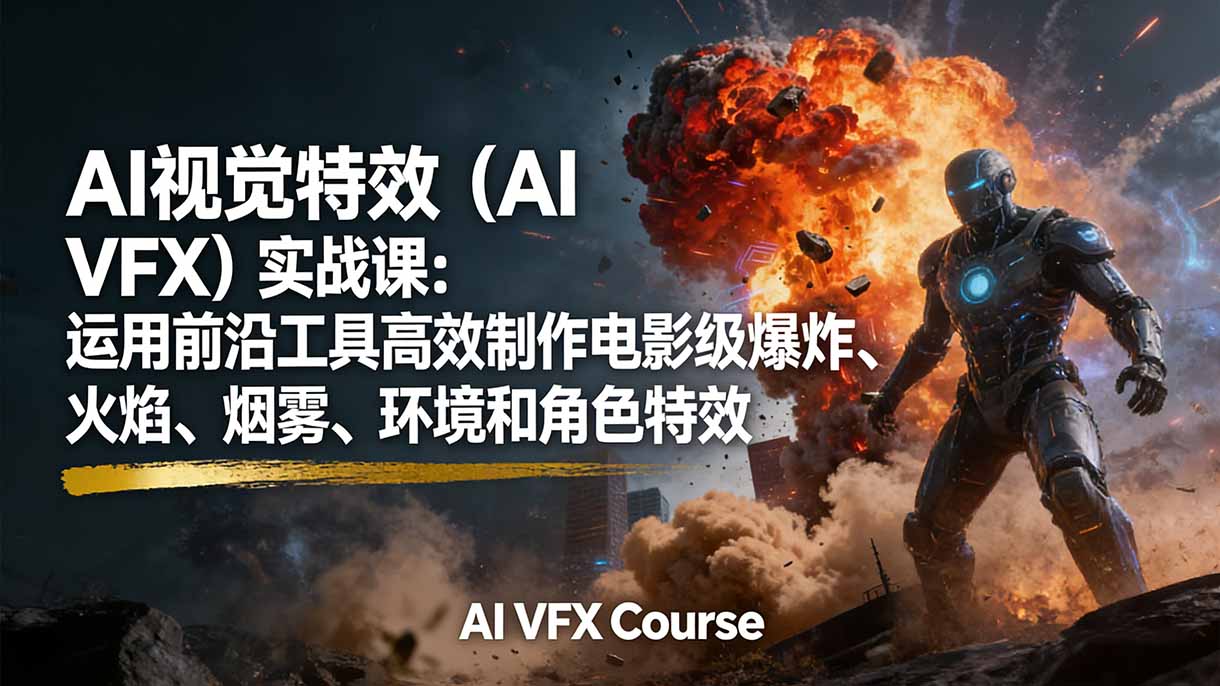 AI视觉特效(AI VFX|网创挖金社