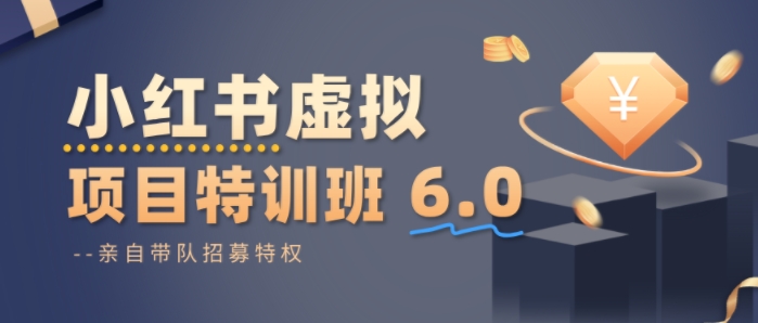 小红书虚拟项目特训课8.0，帮你从0到1打造稳定盈利的店铺，抓住流量红利(更新3月)|网创挖金社