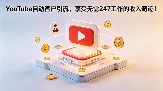 YouTube 自动客户引流，享受无需 247 工作的收入奇迹！【原创双语字幕】|网创挖金社