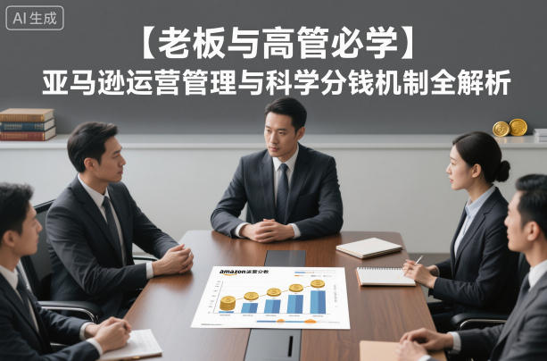 【老板与高管必学】亚马逊运营管理与科学分钱机制全解析|网创挖金社