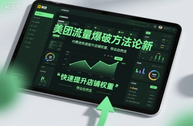 美团流量爆破方法论，付费流快速提升店铺权重，带动自然流|网创挖金社